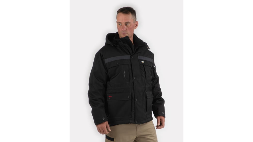 Caterpillar Heavy Insulated Parka - Men's, Black, Large, W11432-016-L