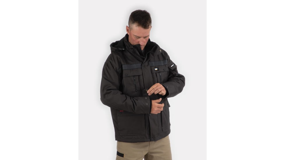 Caterpillar Heavy Insulated Parka - Men's, Graphite, Large, W11432-061-L