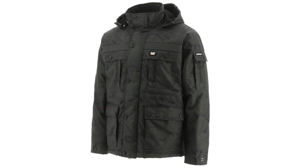 Caterpillar Heavy Insulated Parka - Men's, Night Camo, Small, W11432-11790-S