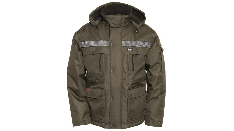 Caterpillar Heavy Insulated Parka - Men's, Army Moss, Medium, W11432-10639-M