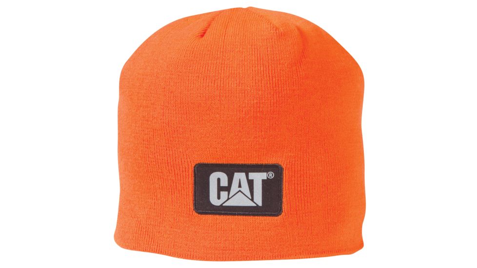 Caterpillar Hi Vis Knit Cap, Hi-Vis Orange, One Size 1128116-607-OS