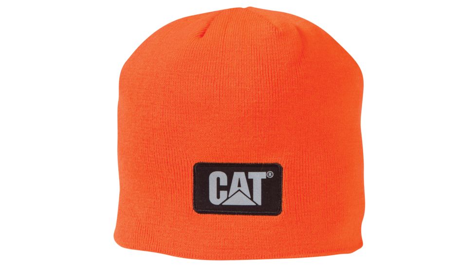 Caterpillar Hi Vis Knit Cap, Hi-Vis Orange, One Size 1128116-607-OS