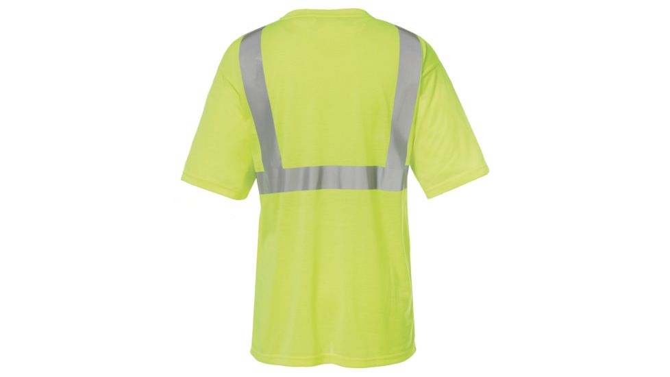 Caterpillar Hi-Vis T-Shirt, Hi-Vis Yellow, 2XL Tall 1510232-407-2XLT