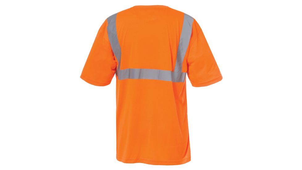 Caterpillar Hi-Vis T-Shirt, Hi-Vis Orange, 2XL Tall 1510232-607-2XLT