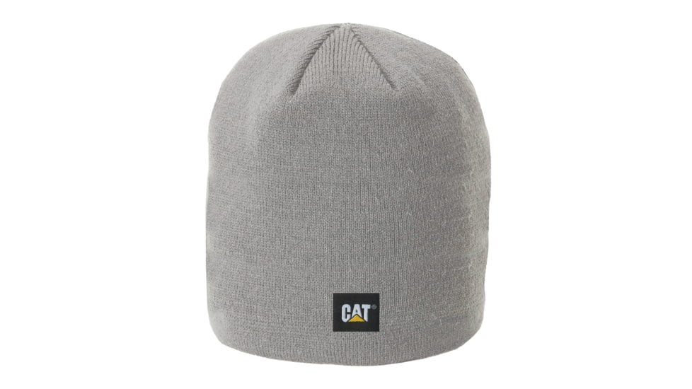 Caterpillar Logo Knit Cap, Grey, One Size 1120038-002-OS