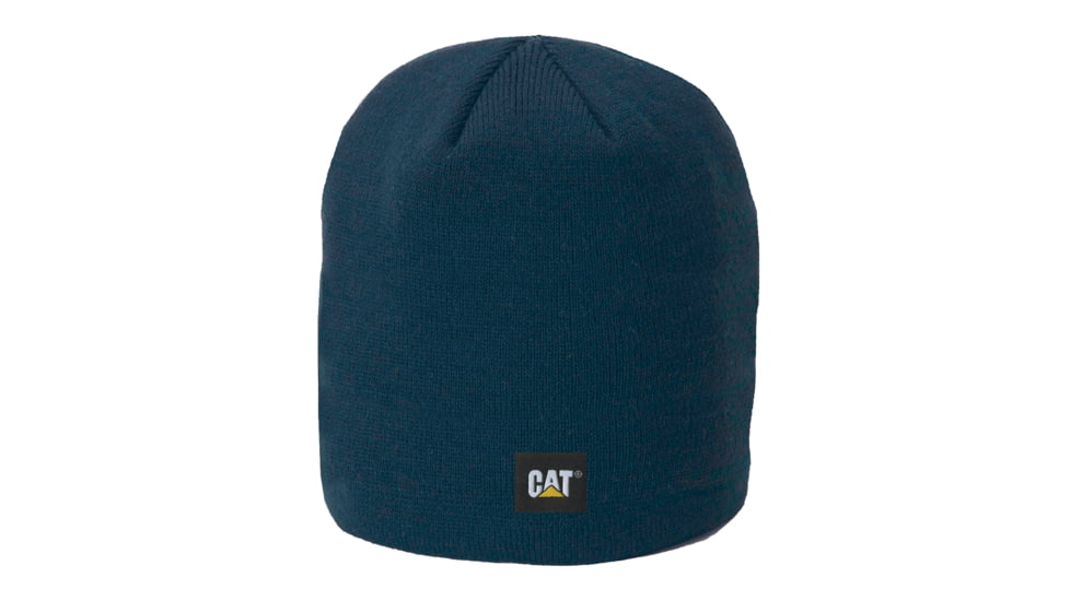 Caterpillar Logo Knit Cap, Dark Marine, One Size 1120038-10378-OS