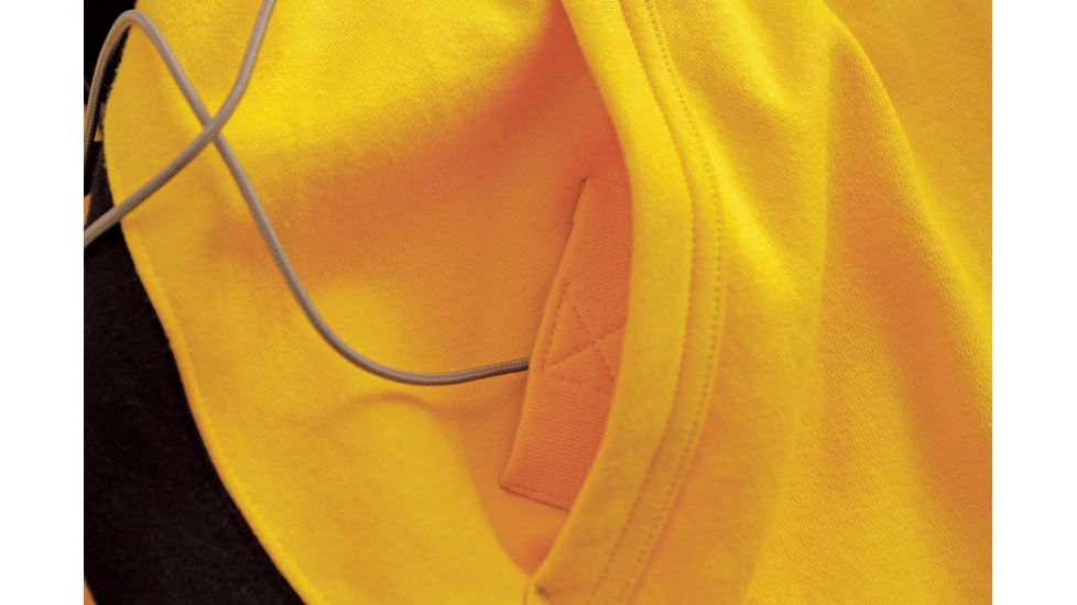 Caterpillar Logo Panel Hooded Sweatshirt, Yellow, Large 1910802-555-L