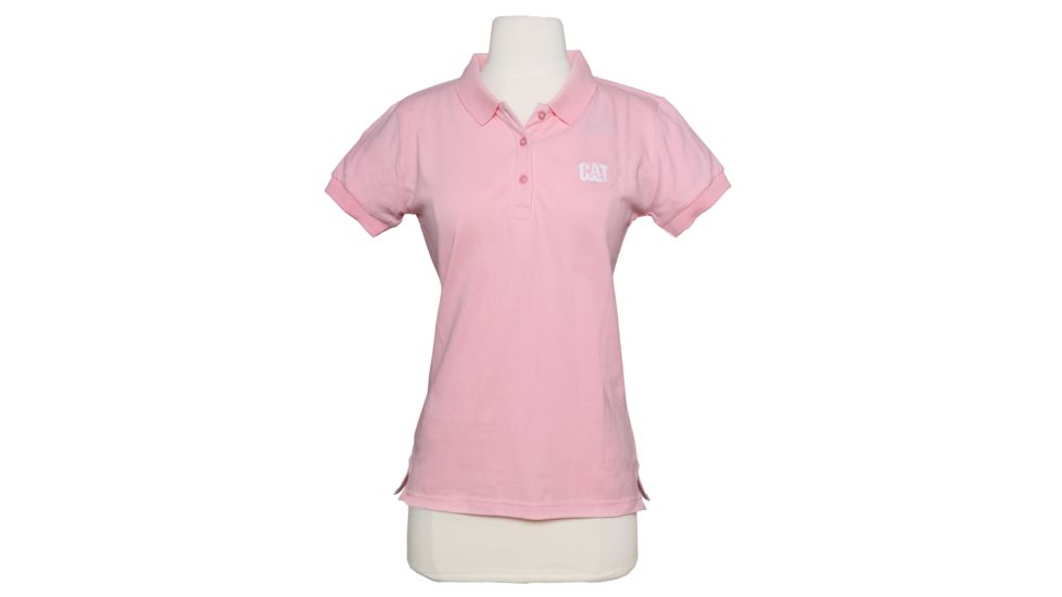 Caterpillar Logo Short Sleeve Polo Shirt, Strawberry Cream, 2XL 1620005-10935-2XL