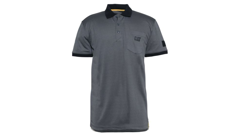 Caterpillar Snag-Free Performance Polo Shirt, Dark Shadow-Black, Medium 1620007-10934-M
