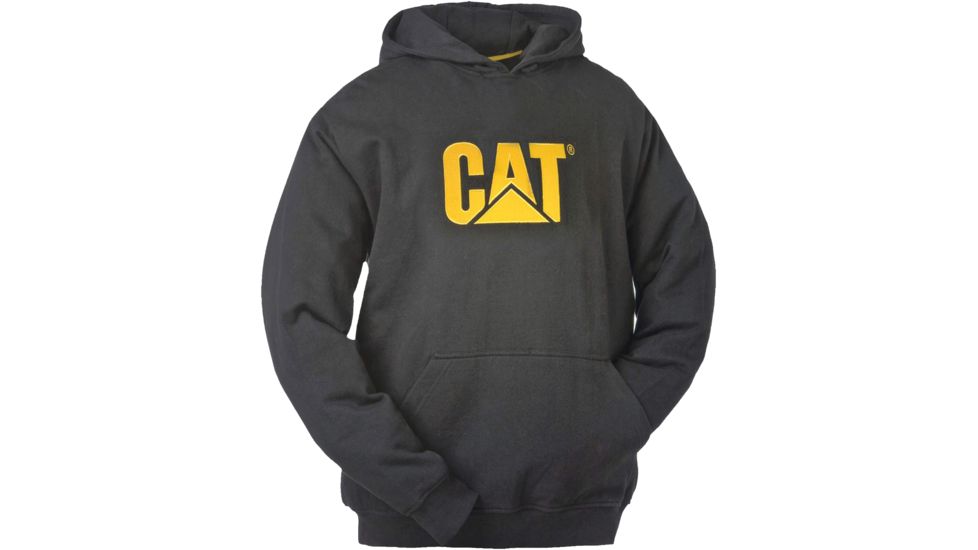 Caterpillar Trademark Hooded Sweatshirt, Black, Medium W10646-016-M