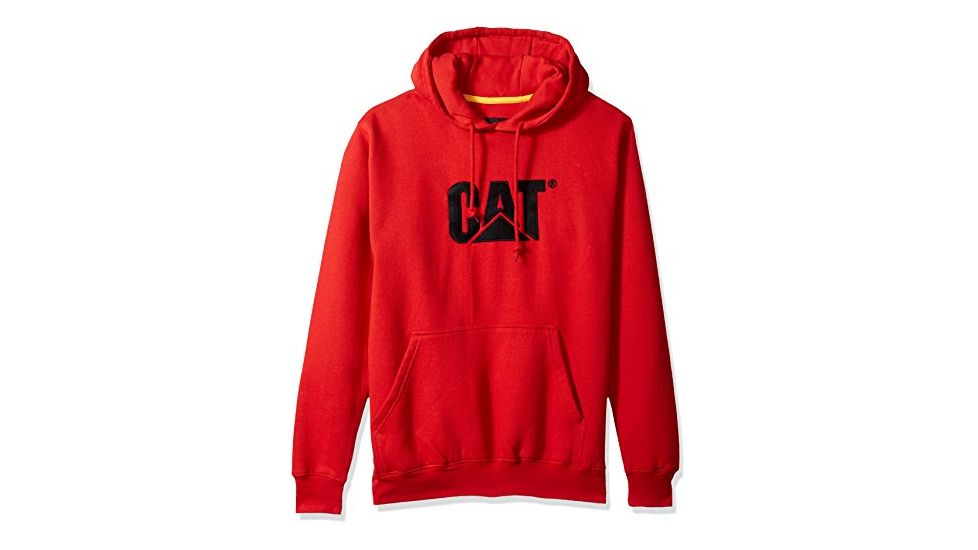Caterpillar Trademark Hooded Sweatshirt, Red Tide, XL W10646-11078-XL