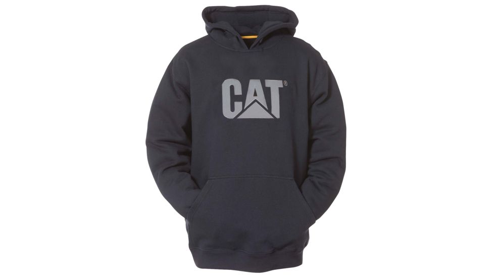 Caterpillar Trademark Hooded Sweatshirt, Navy, Medium W10646-382-M