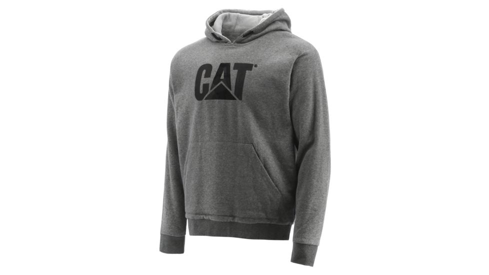 Caterpillar Trademark Lined Hoodie - Mens, Dark Heather Grey, M, 1910102-004-M
