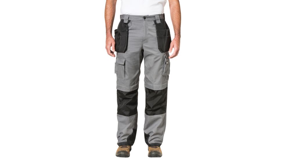 Caterpillar Trademark Work Pant, Grey-Black, 42/32 C172-079-42/32