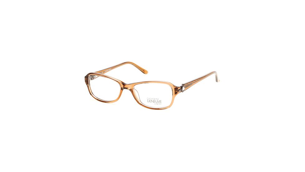 Catherine Deneuve CD0390 Eyeglass Frames - Light Brown Frame Color