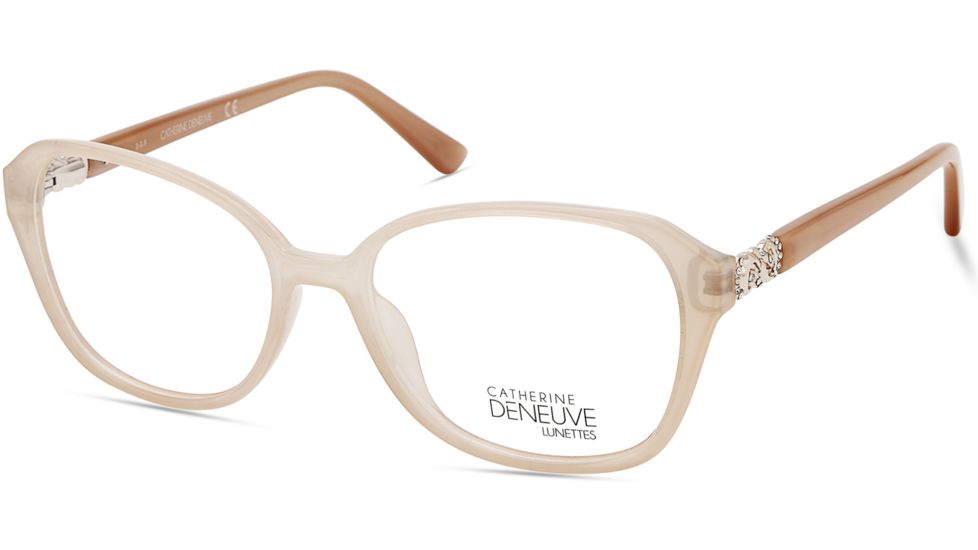 Catherine Deneuve CD0427 Eyeglass Frames - Shiny Light Brown Frame Color, Shiny Light Brown Lens Color