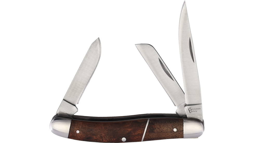 Cattleman'S Cutlery Stockman Burl