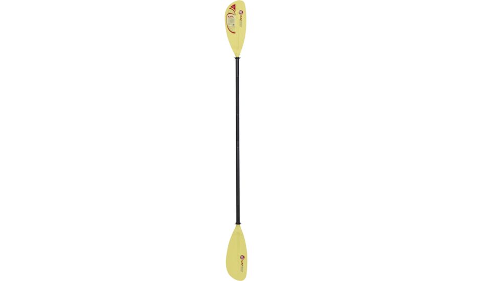 Caviness Paddles KPA Series Aluminum Shaft Kayak Paddle, Yellow, 220cm 4013980