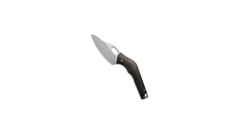Cavol Knives Amuse Folding Knife, 4.00in, Bohler M390 Stainless Steel, Wharncliffe Blade, Titanium, Black/Bronze Handle, Black/Bronze/Gray, 8.50 inch, BHQ-199051