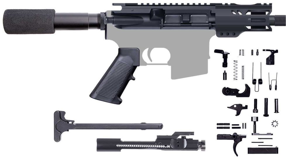 CBC Industries 1-5 Twist Pistol Kit Handguard, AR-15, 5in Micro, 5.56x45mm NATO, 4in Keymod, 205-816