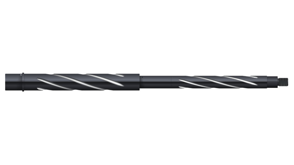 CBC Industries .223 Wylde AR-15 Bear Claw Fluted Heavy Barrel, 1-8, Carbine Length, 16in, Stainless Steel/Black Nitride, 110-010