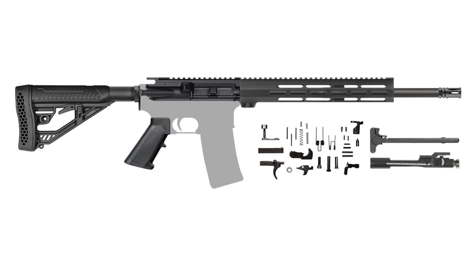 CBC Industries CHS-2 Patrol AR-15 Rifle Kit, .223/5.56, 16in, 1-8, 15in M-Lok Handguard, Black, 205-164