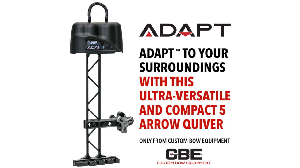 CBE Adapt Quiver, 5 Arrow, Black, CBE-AC-AD