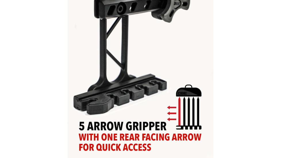CBE Adapt Quiver, 5 Arrow, Black, CBE-AC-AD