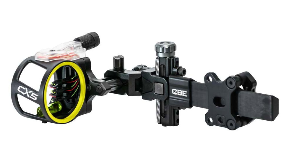 CBE CX5 Carbon Bar Sight, .019in, 5 Pin, Black, CBE-CX5-5-19