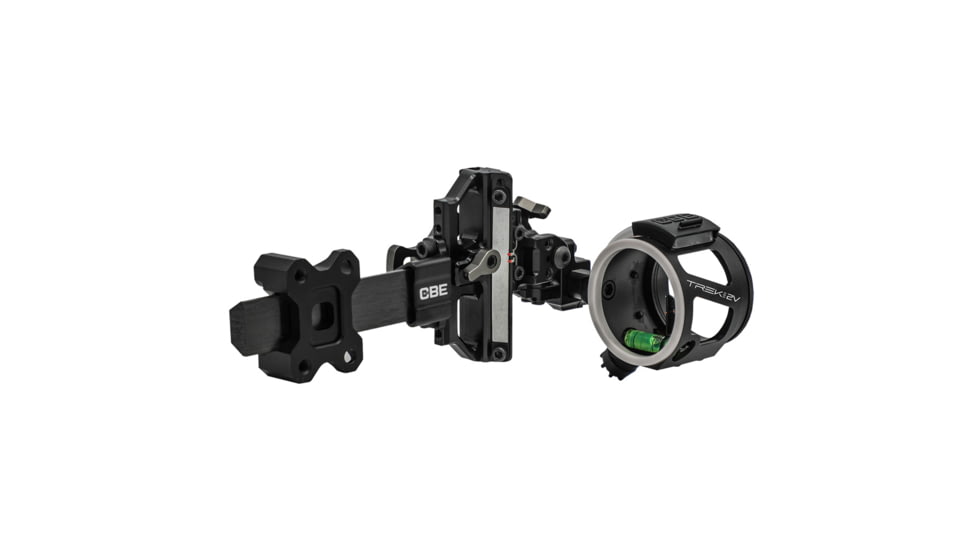 CBE Trek Pro Vertical Pin Sight, .010in, Left Hand, 2 Pin, Black, CBE-TKP-VP-2-LH-10