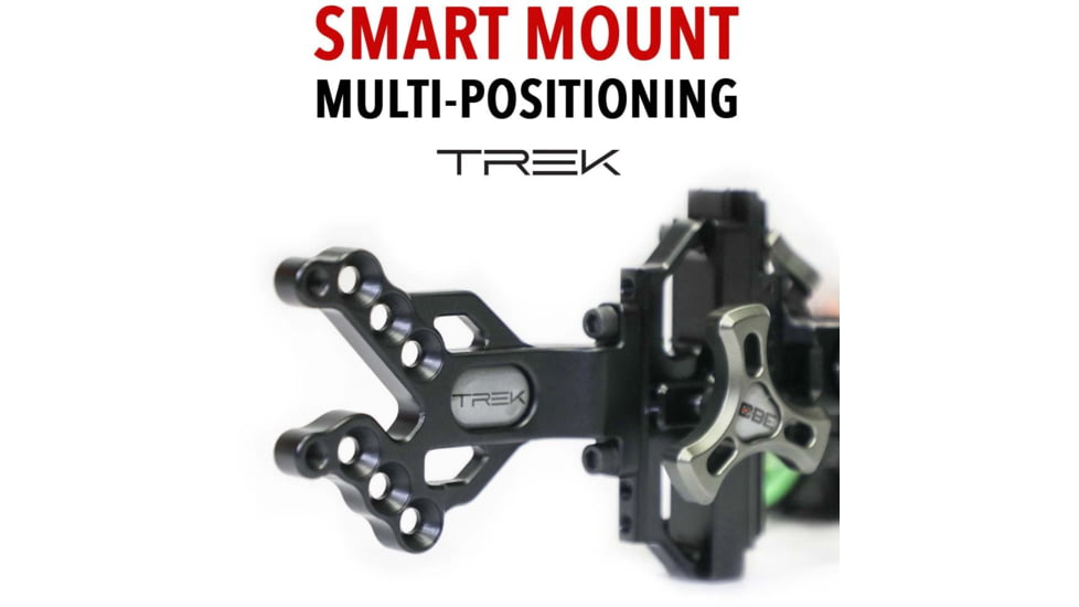 CBE Trek Sight, .019in Fiber, Left Hand, 5 Pin, Black, CBE-TKS-5-LH-19