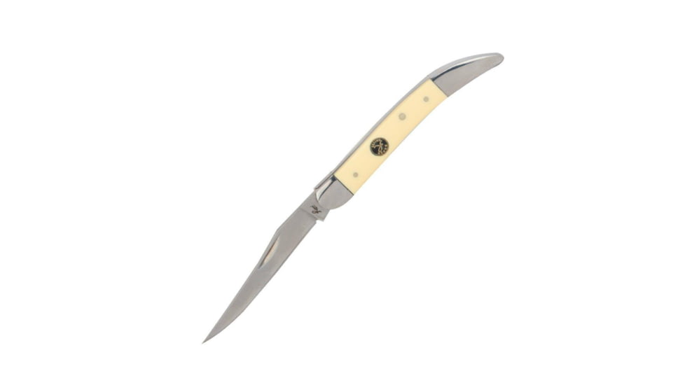 Cupped Waterfowl Outdoors ABKT Roper Pecos Large Toothpick Knife 3-1/4 Clip Point Blade Yellow 5E46A980, RHRP0021YD