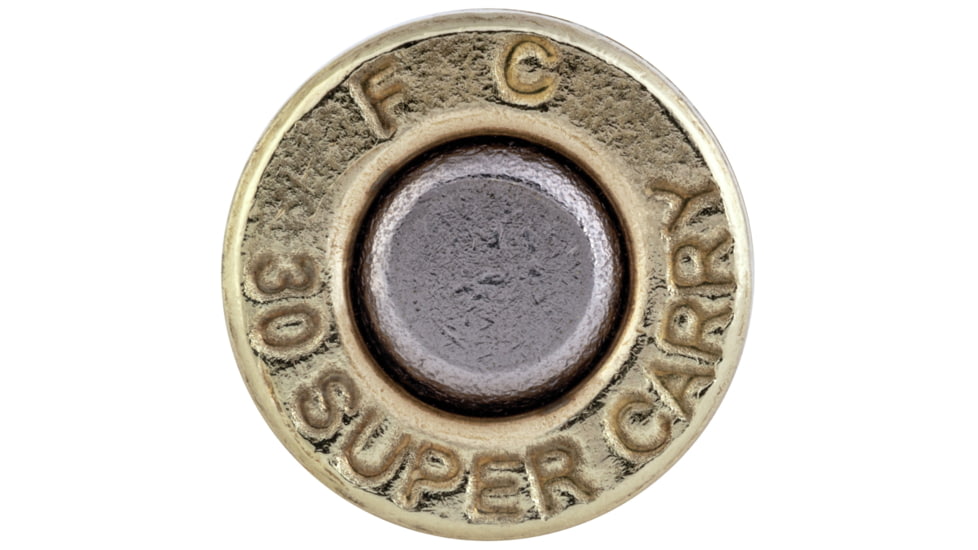 CCI Ammunition 30 Super Carry 115 Grain FMJ Brass Centerfire Pistol Ammo, 50 Rounds, 5205