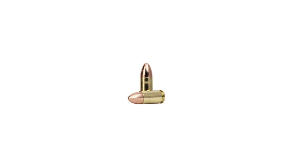CCI Ammunition Blazer, 9mm Luger, 115 Grain, FMJ, Brass Case, Centerfire Pistol Ammo, 100 Rounds Box, 51991BB