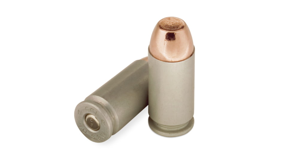 CCI Ammunition Blazer Clean-Fire .40 S&W 180 grain Total Metal Jacket Centerfire Pistol Ammo, 50 Rounds, 3477