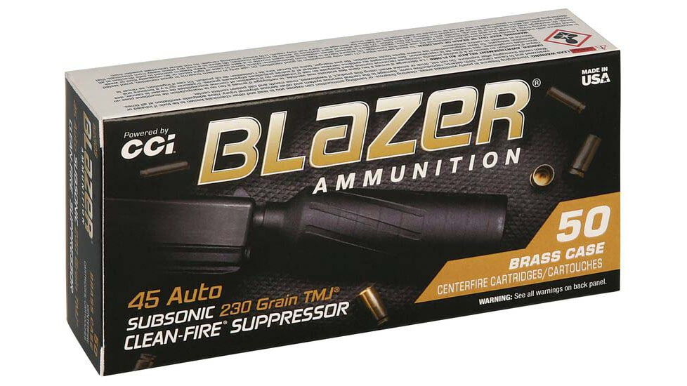 CCI 5230S Blazer 45ACP 230gr Total Metal Jacket 50/Box