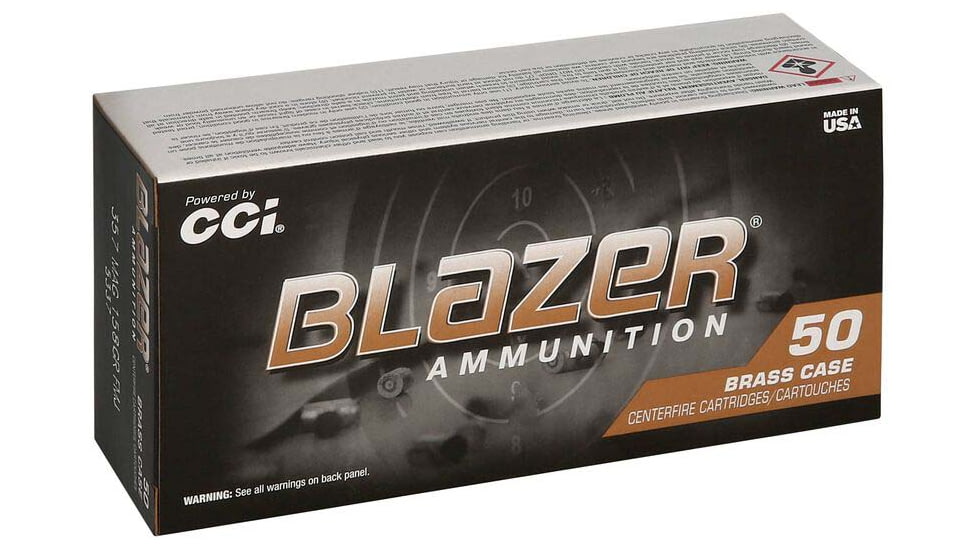 CCI 5337 Blazer 357Mag 158gr Full Metal Jacket 50/Box