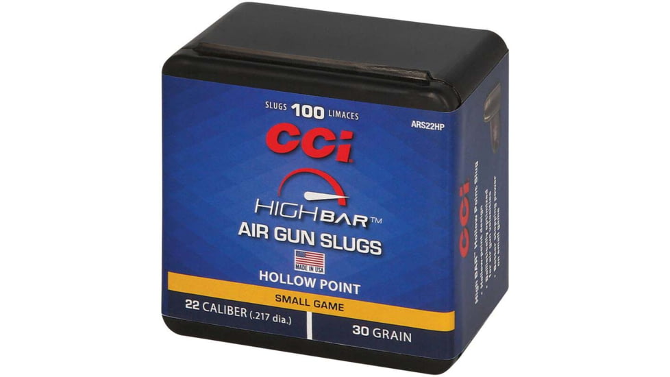 CCI Ammunition .22Cal 30 Grain Hollow Point Rimfire Ammo, 100 Rounds, ARS22HP