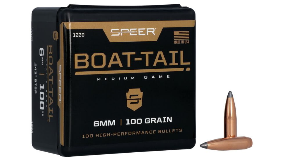 Speer .243 95 Grain Speer Impact Rimfire Ammo, 100 Rounds, TB243H3