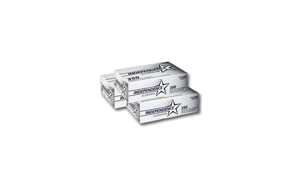 CCI Ammunition Independence 9mm Luger Aluminum Handgun Ammo 115 gr FMJ 1050/ct, CCIAL9115350C