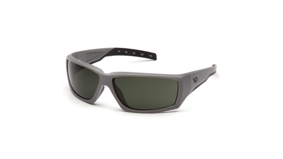 Pyramex OVERWATCH SUNGLASSES - FOREST H2X GRAY ANTI-FOG LENS, URBAN GRAY FRAME 0D0E0D04, PMXVGSUG722T