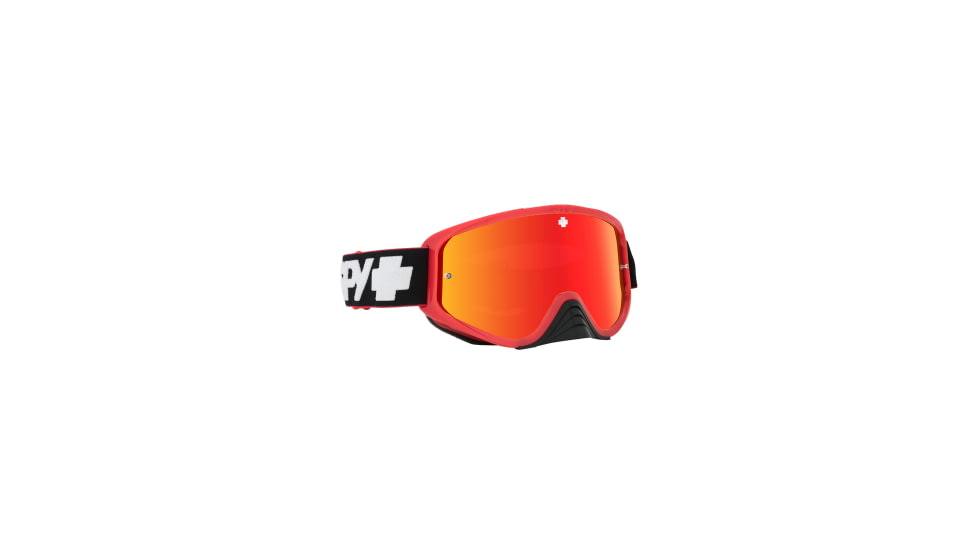 Spy Optic Woot Race Goggles w/Shield Lens Shape, Slice Red Frame, Smoke w/ Red Spectra/Clear AFP Le, 0323346987856