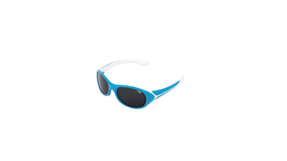 Cebe Flipper Sunglass Blue/White Frame, Grey Lens CBFLIP3