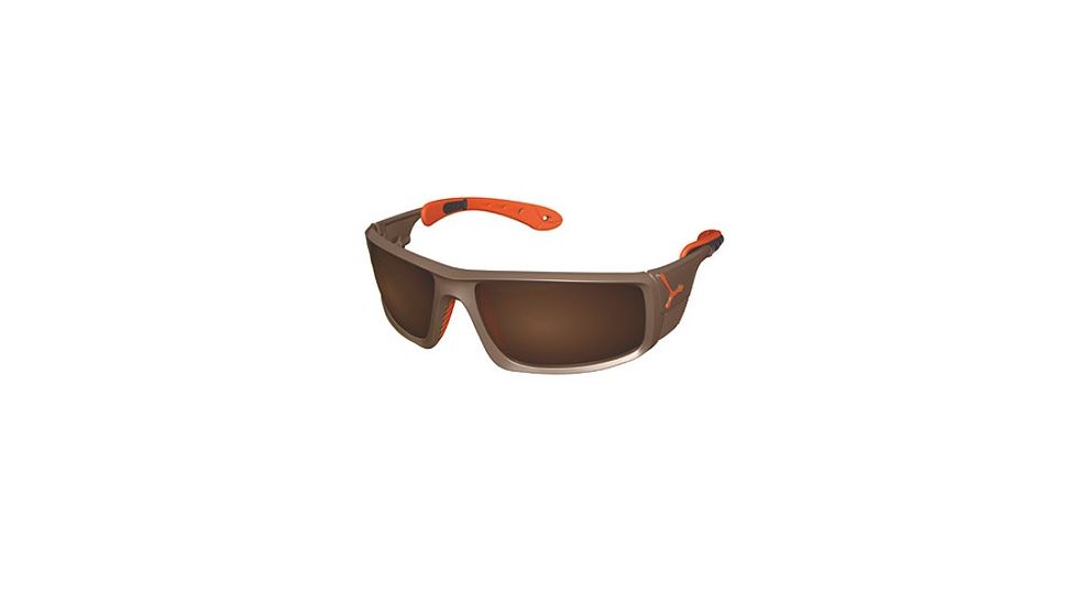 Cebe Ice 8000 Proggressive Rx Sunglasses Deep Dark Brown/Orange Frame, CBICE80003