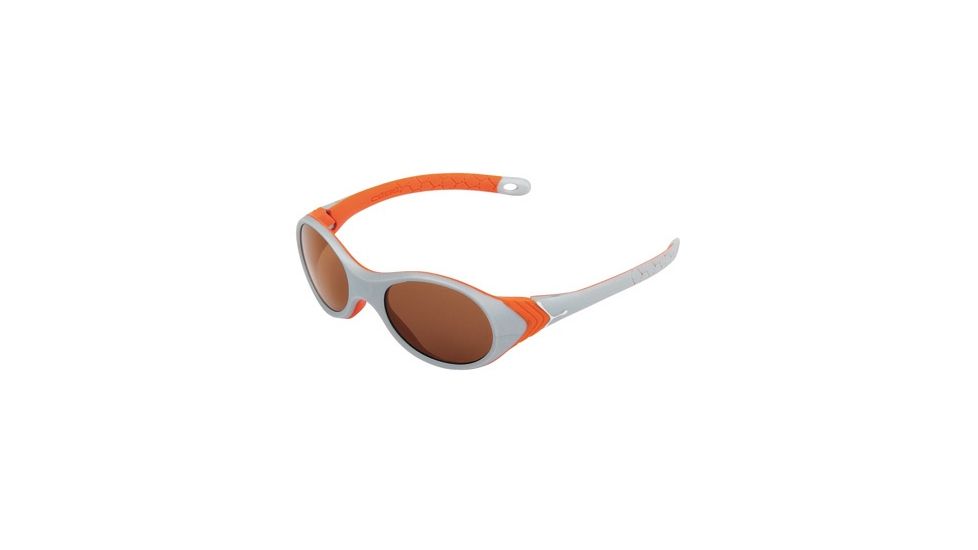 Cebe Kanga Sunglass Metallic Aluminum/Orange Frame, Melanine Lens 998300130