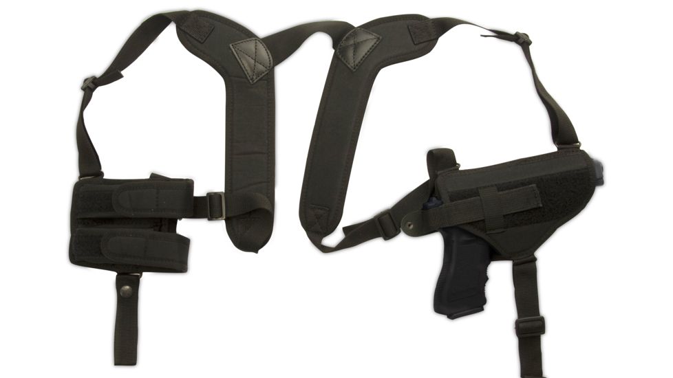 Cebeci Arms Nylon Horiz. Shoulder Holster SLT for One Size Fits Most Semi-Autos, Black, Ambidextrous 10276AB01