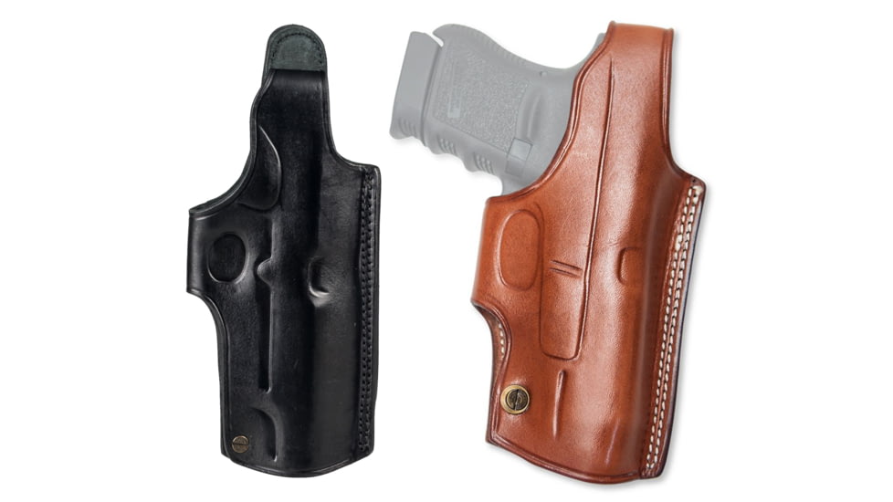 Cebeci Arms Bersa Leather 4-Way Holster 20564, Black, Tan