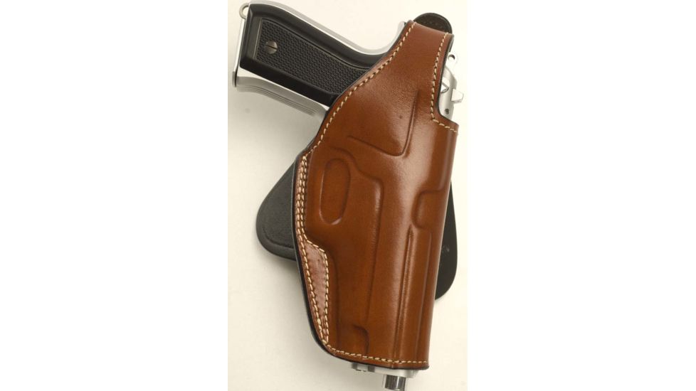 Cebeci Arms Fits Glock Leather Paddle Unisex Holster, Tan, Right, Fits Glock 36 20931RT14