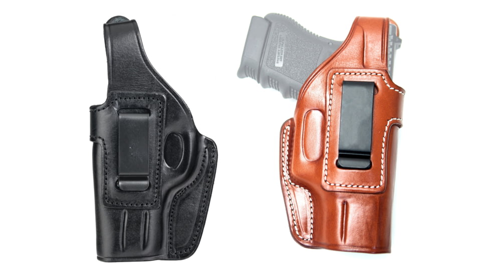 Cebeci Arms Kimber Leather IWB Holster, Black, Tan