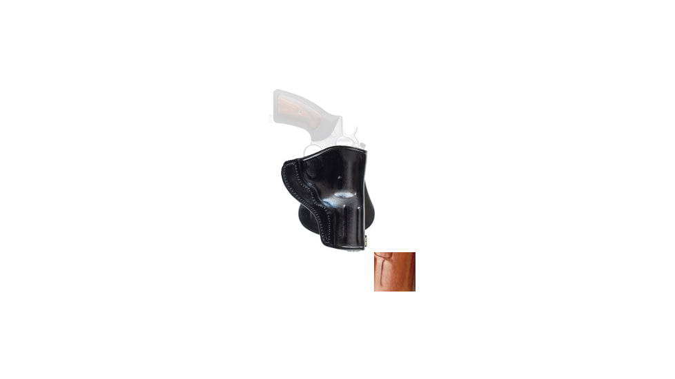 Cebeci Arms Leather Combat Grip Paddle Holster, Taurus 4510 The Judge 3in, Right, Plain, Tan, 20228RT65
